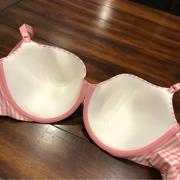 Pink stripe Demi cup VS bra - Picture 5 of 10